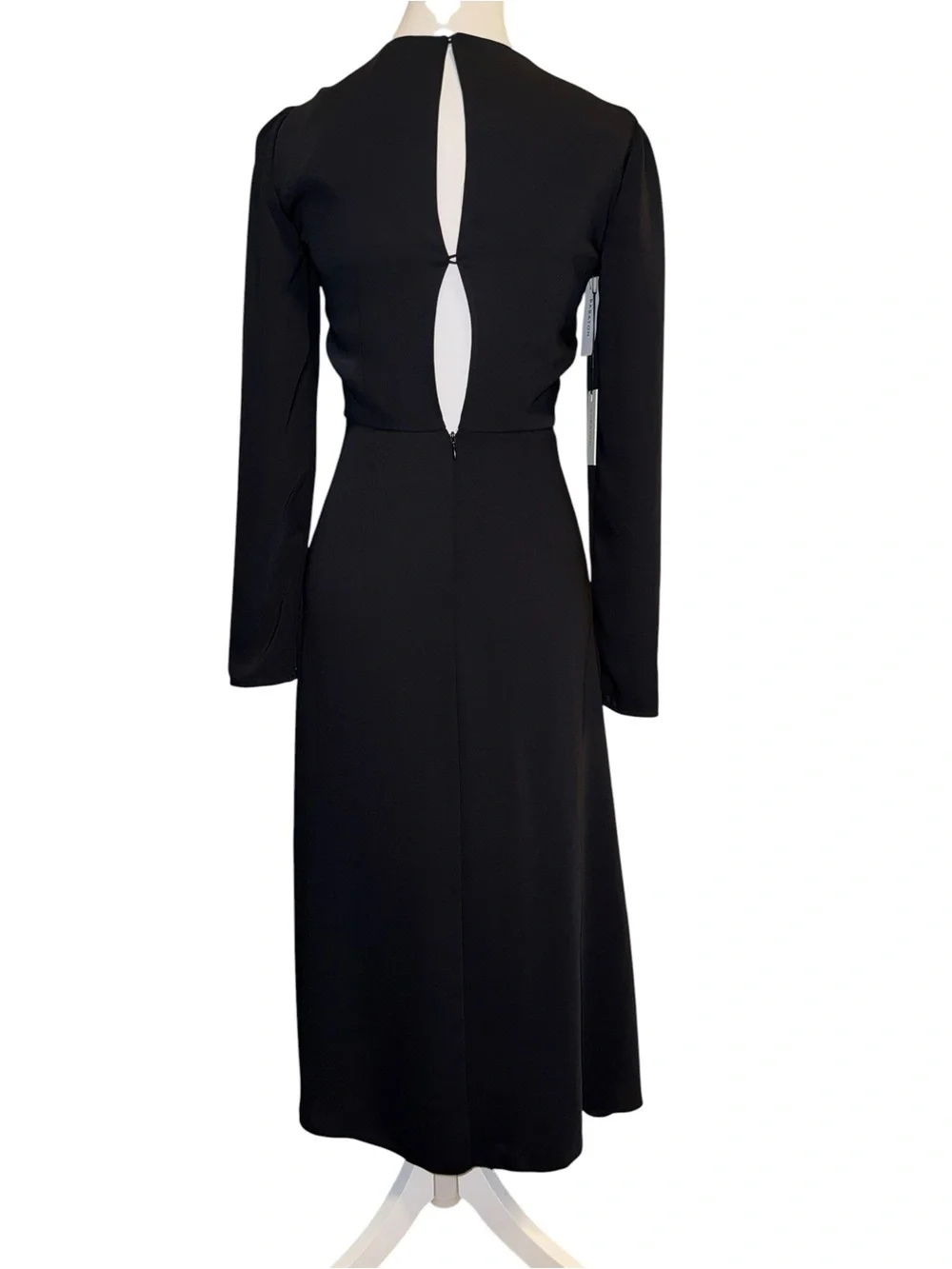 Aritzia Babaton Maxwell Open Back Midi Dress Black - Size 00